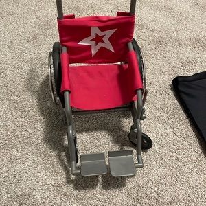 American girl doll wheel chair
